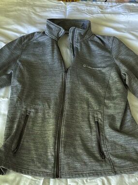 Collins Aerospace RTX Port Authority Striped Zip Up Jacket